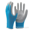 Hespax látex Glove de trabajo arenoso Asamblea industrial Auto